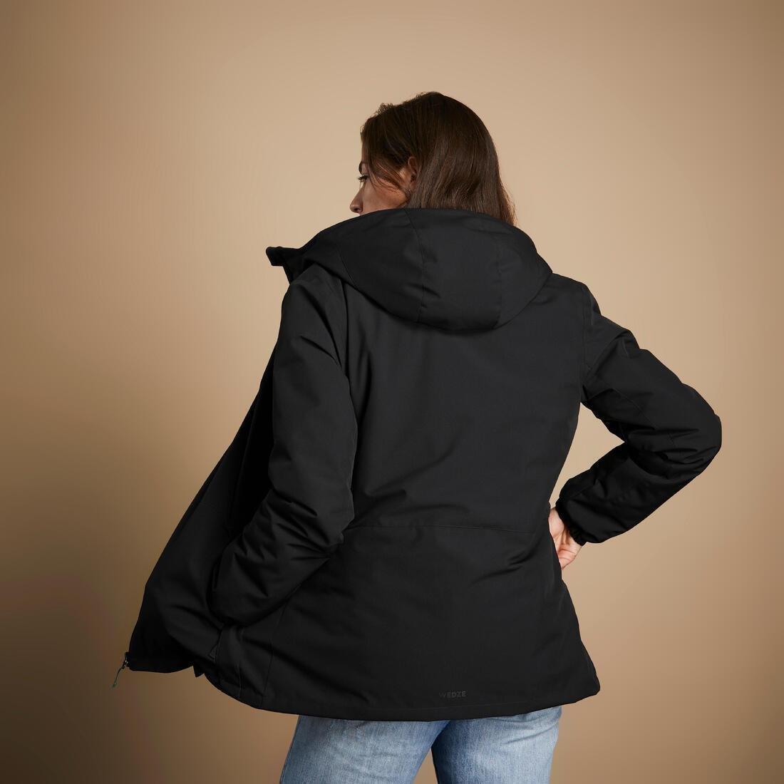 Women Ski Jacket 100, Black, , large image number 6