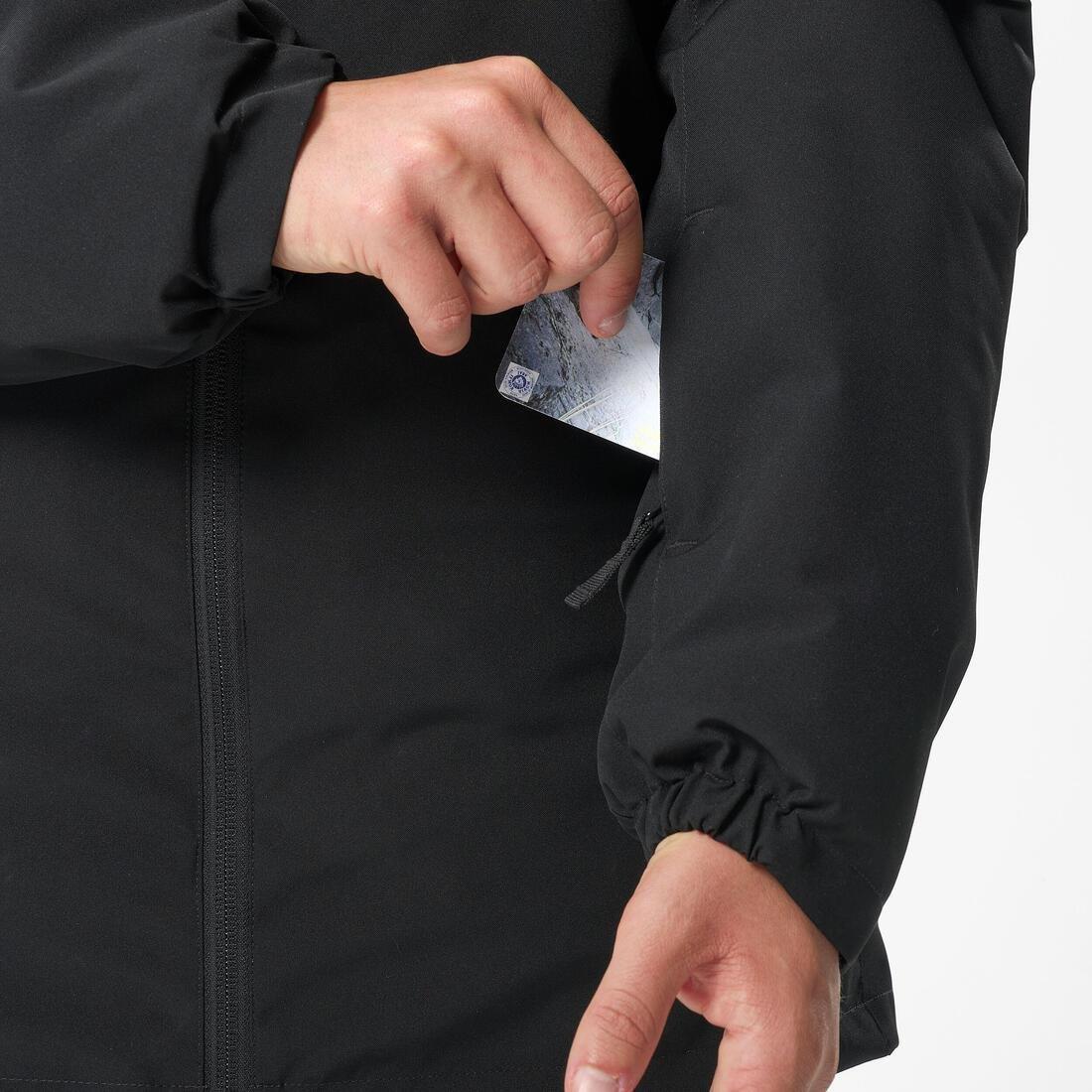 Women Ski Jacket 100, Black, , large image number 7