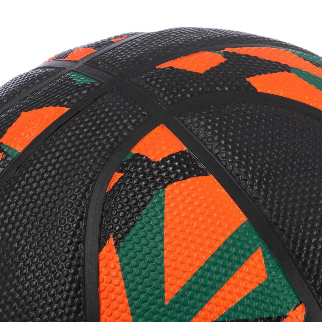 Kids' Beginner Basketball R500, Fluo Pale Mango, No Color, large image number 1