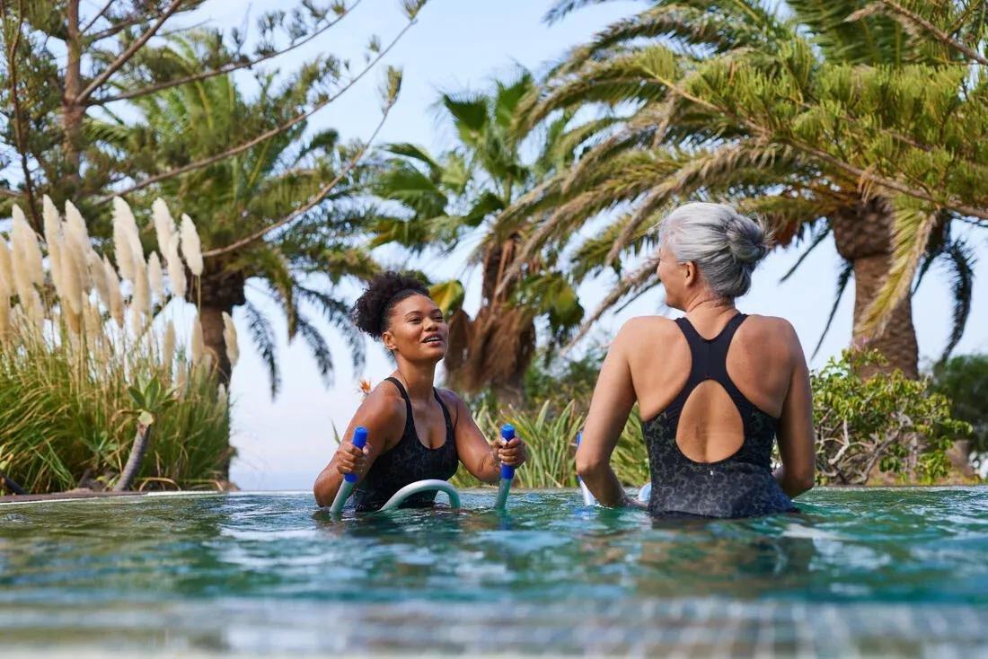 Women Aquafit-aquabiking 1-piece Swimsuit - Sofi Lica, Khaki, No Color, large image number 13