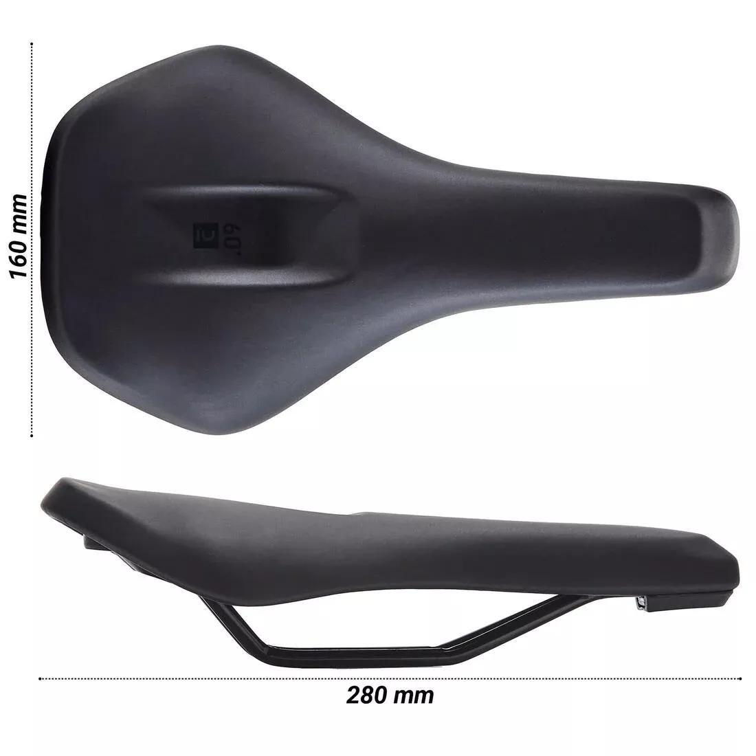 60 deg MD MTB / Trekking / Bike Saddle, Black, No Color, large image number 2