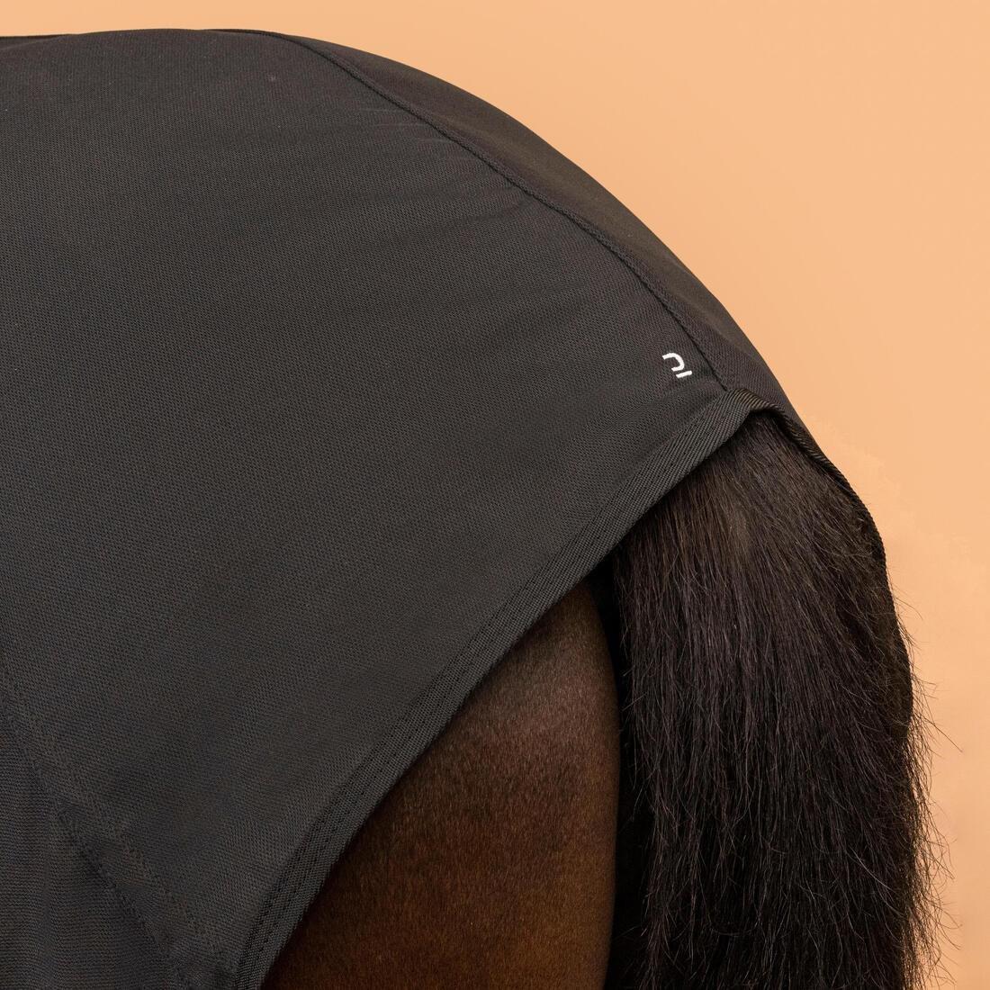 Horse Riding Microfibre Drying Sheet for Horse and Pony, Black, , large image number 5
