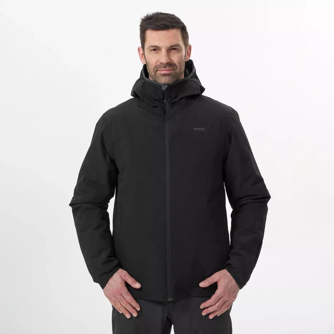 Men Ski Jacket - 100, Black, No Color, medium