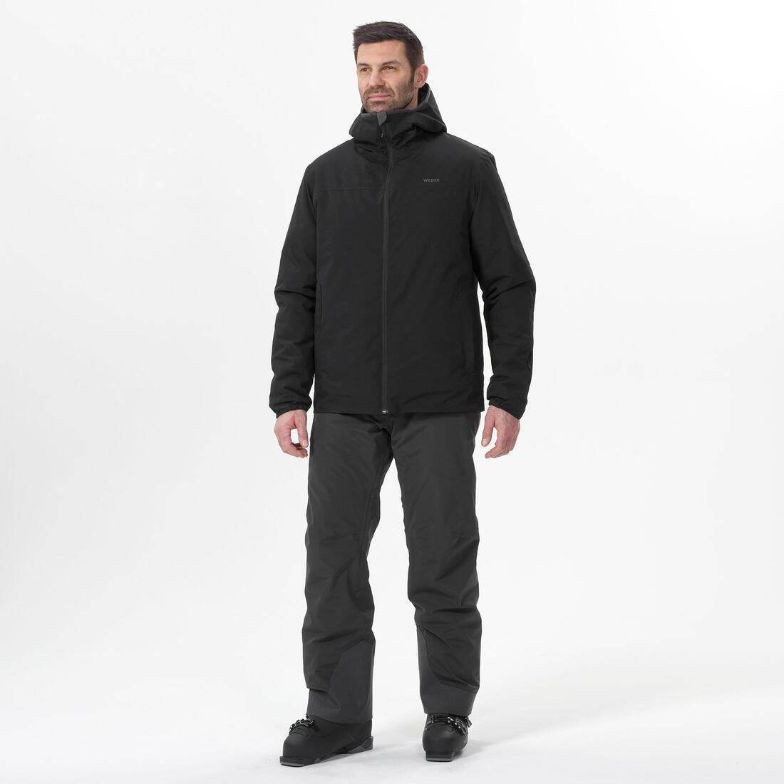 Men Ski Jacket - 100, Black, No Color, medium