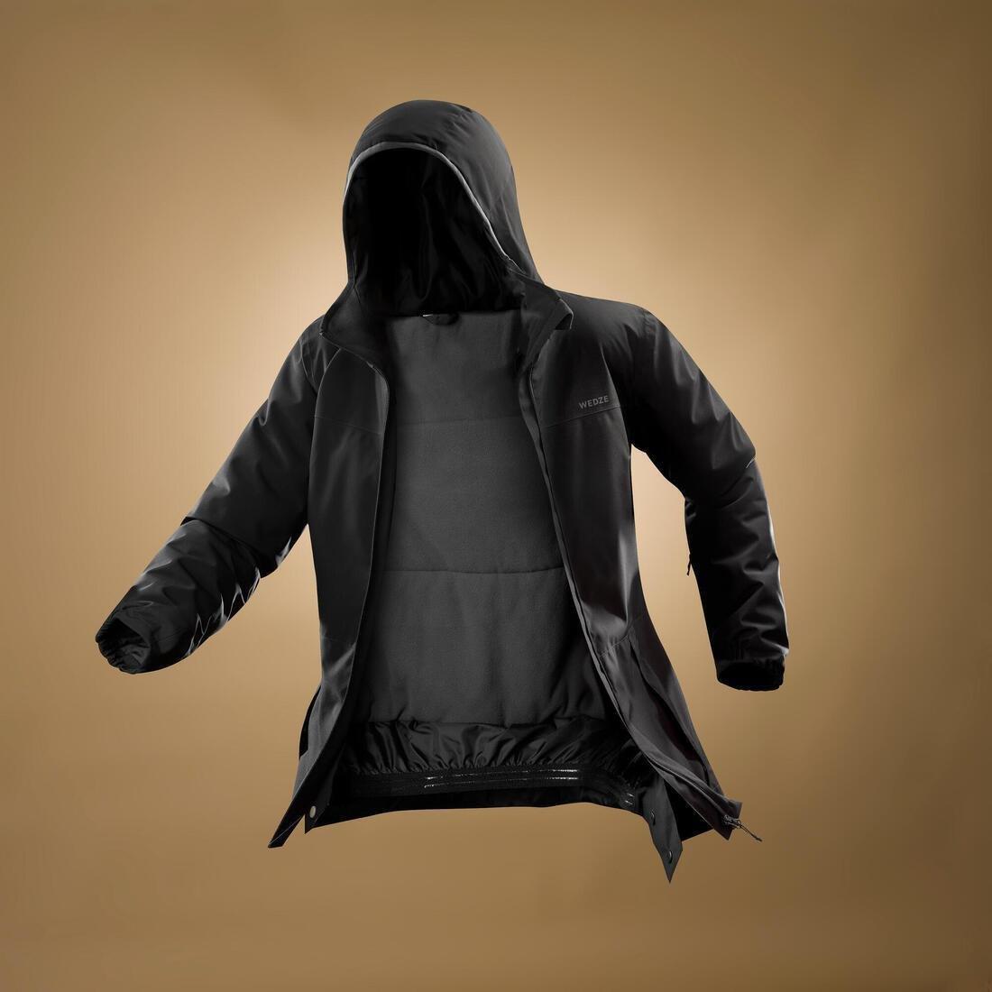 Men Ski Jacket - 100, Black, No Color, large image number 9