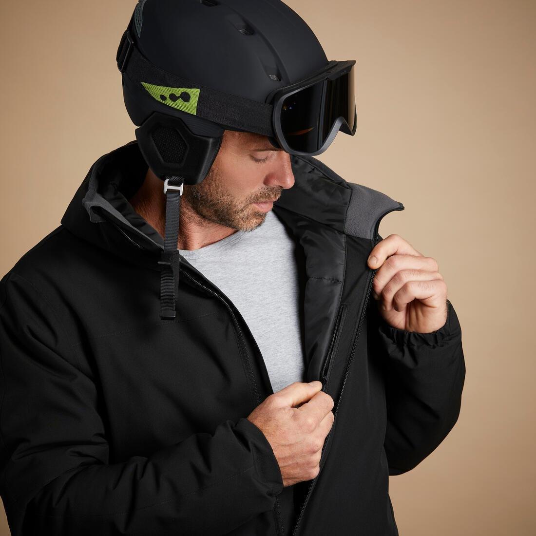 Men Ski Jacket - 100, Black, , large image number 11