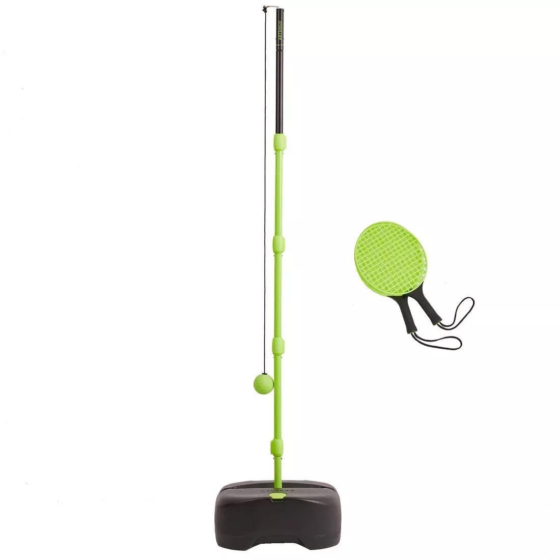 Speedball Set Turnball (1 post, 2 rackets, and 1 ball), Black/Yellow, No Color, large image number 0