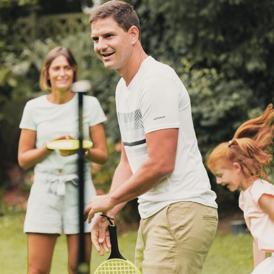 Speedball Set Turnball (1 post, 2 rackets, and 1 ball), Black/Yellow, No Color, medium