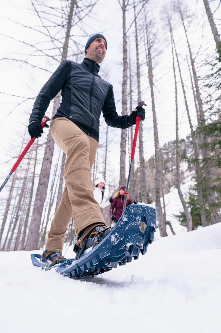 Men Jackets Hybrid Warm Hiking Fleece, Black, No Color, large image number 9