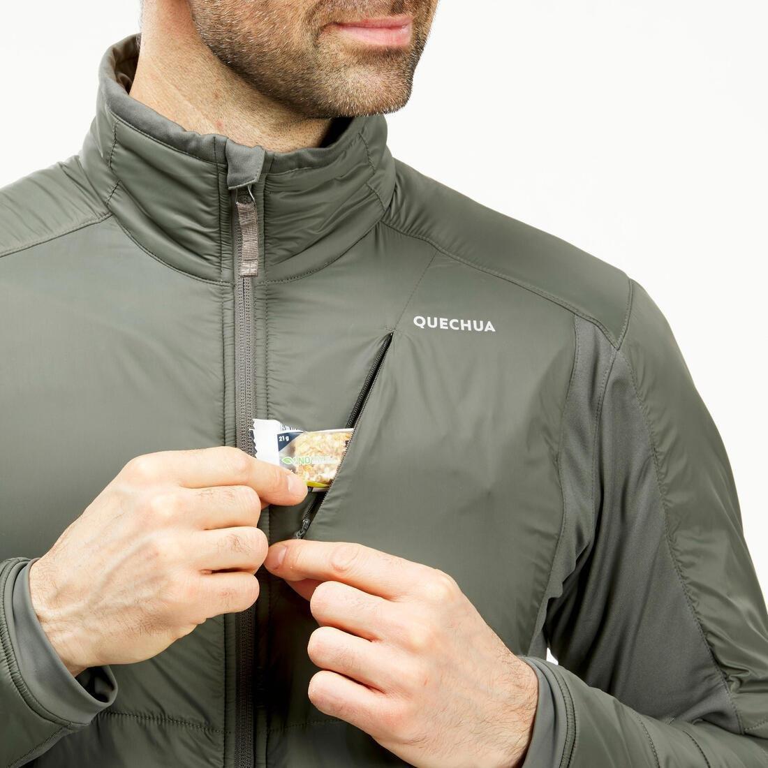 Men Jackets Hybrid Warm Hiking Fleece, Black, , large image number 13