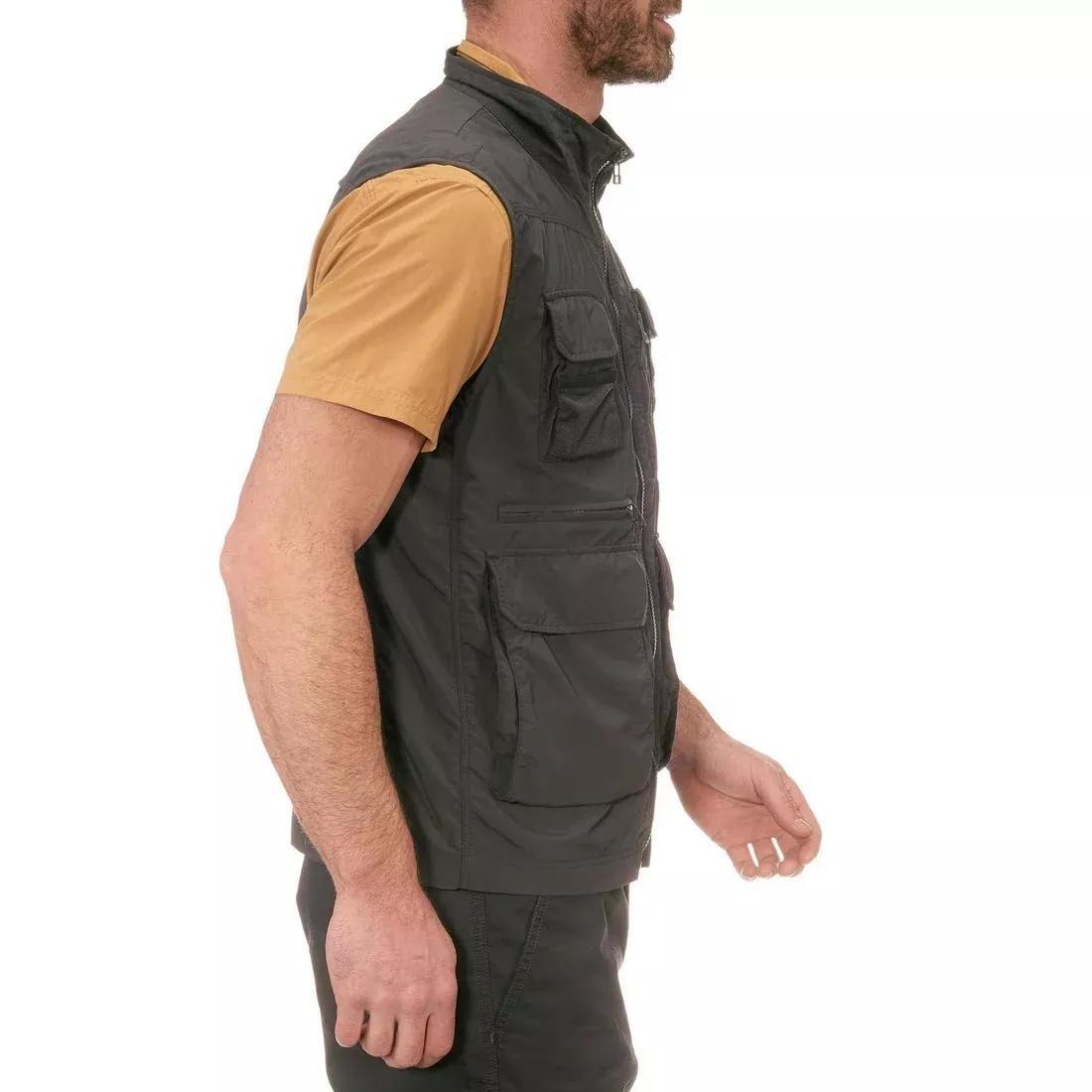 Men's Multi-Pocket Travel Gilet, Grey, , large image number 8