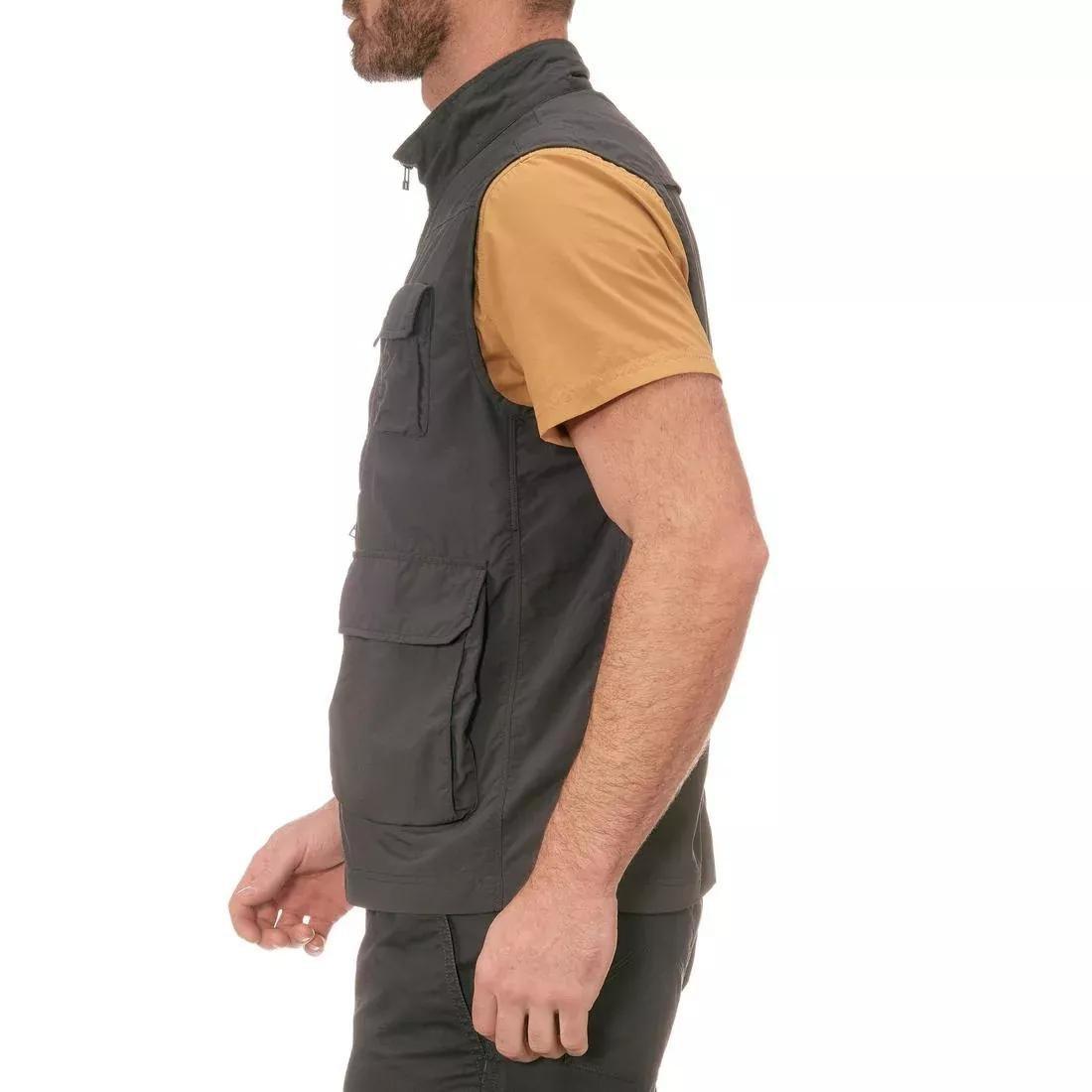 Men's Multi-Pocket Travel Gilet, Grey, , large image number 10