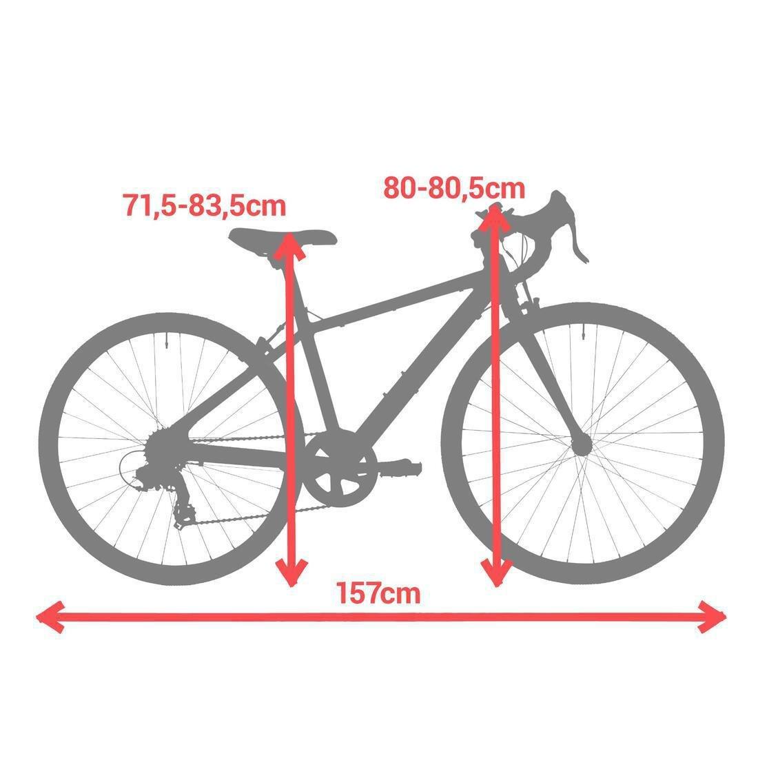 Kids 26-Inch Road Bike Ages 9-12 Triban 100, Red, No Color, large image number 7