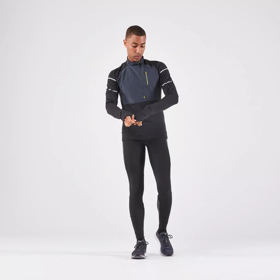 Men's Ls Winter Running Shirt - Warm Light, Black, 5401_000, medium