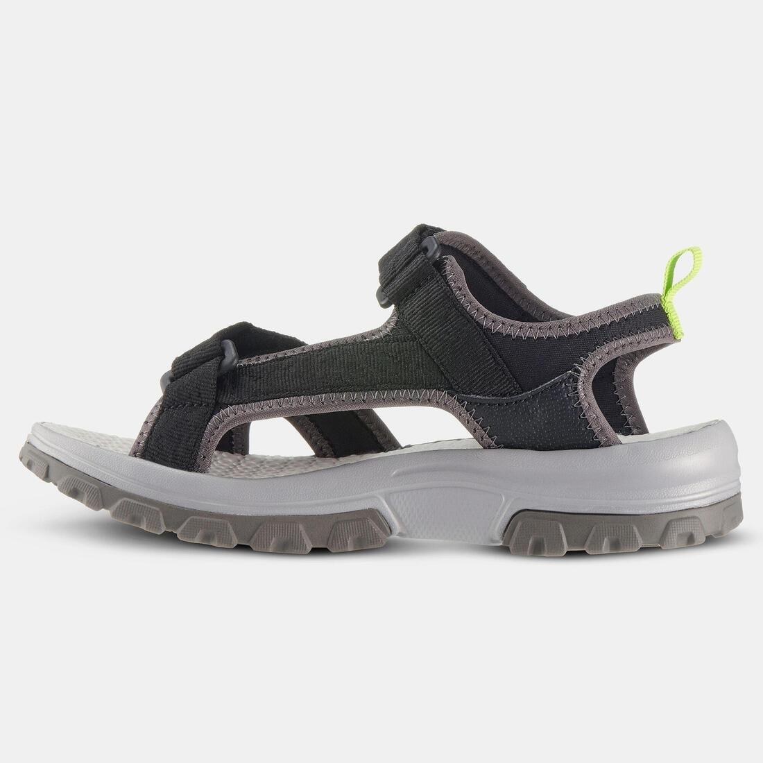 Kids Unisex Hiking Sandals - MH120 TW, Black, No Color, medium