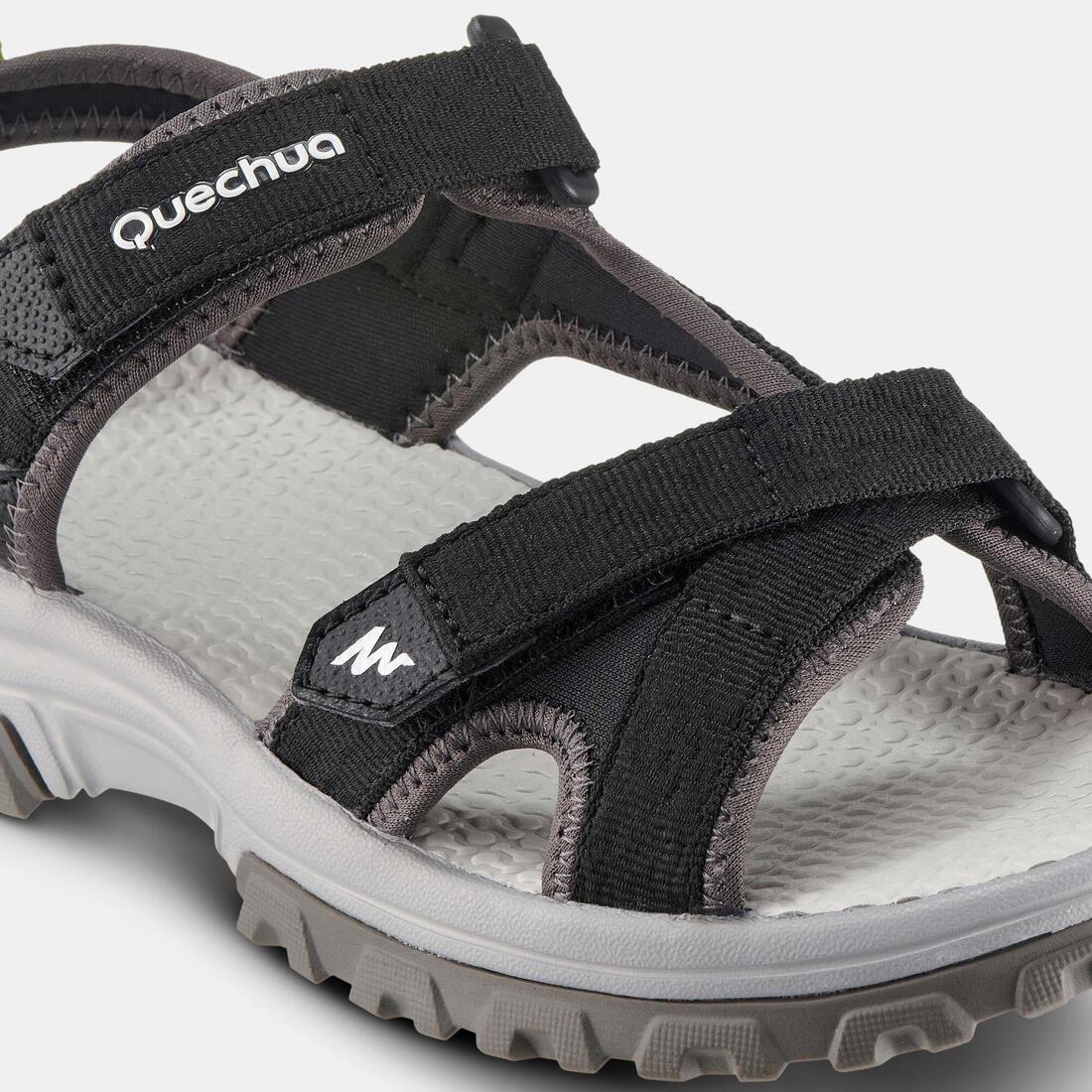 Kids Unisex Hiking Sandals - MH120 TW, Black, No Color, large image number 5