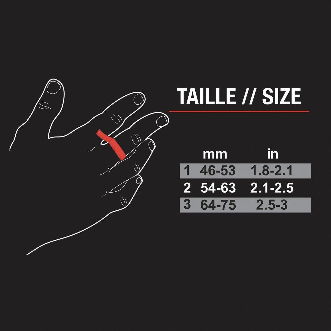 Adult Finger Strap Strong 500, Blue, No Color, large image number 4