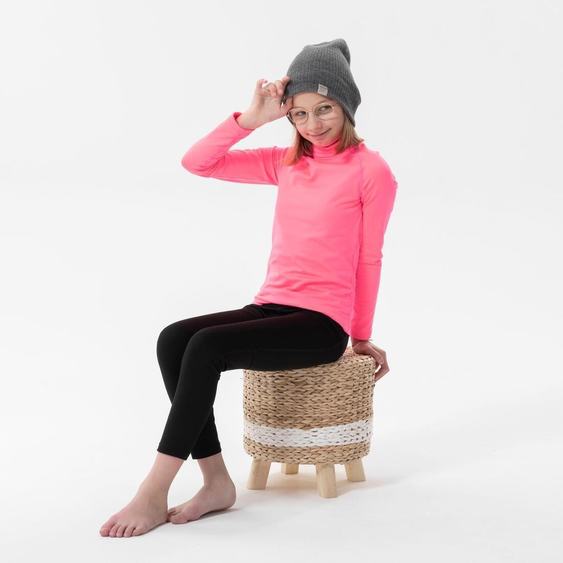 Kids Ski Base Layer Top - Bl500, Orange, , large image number 1