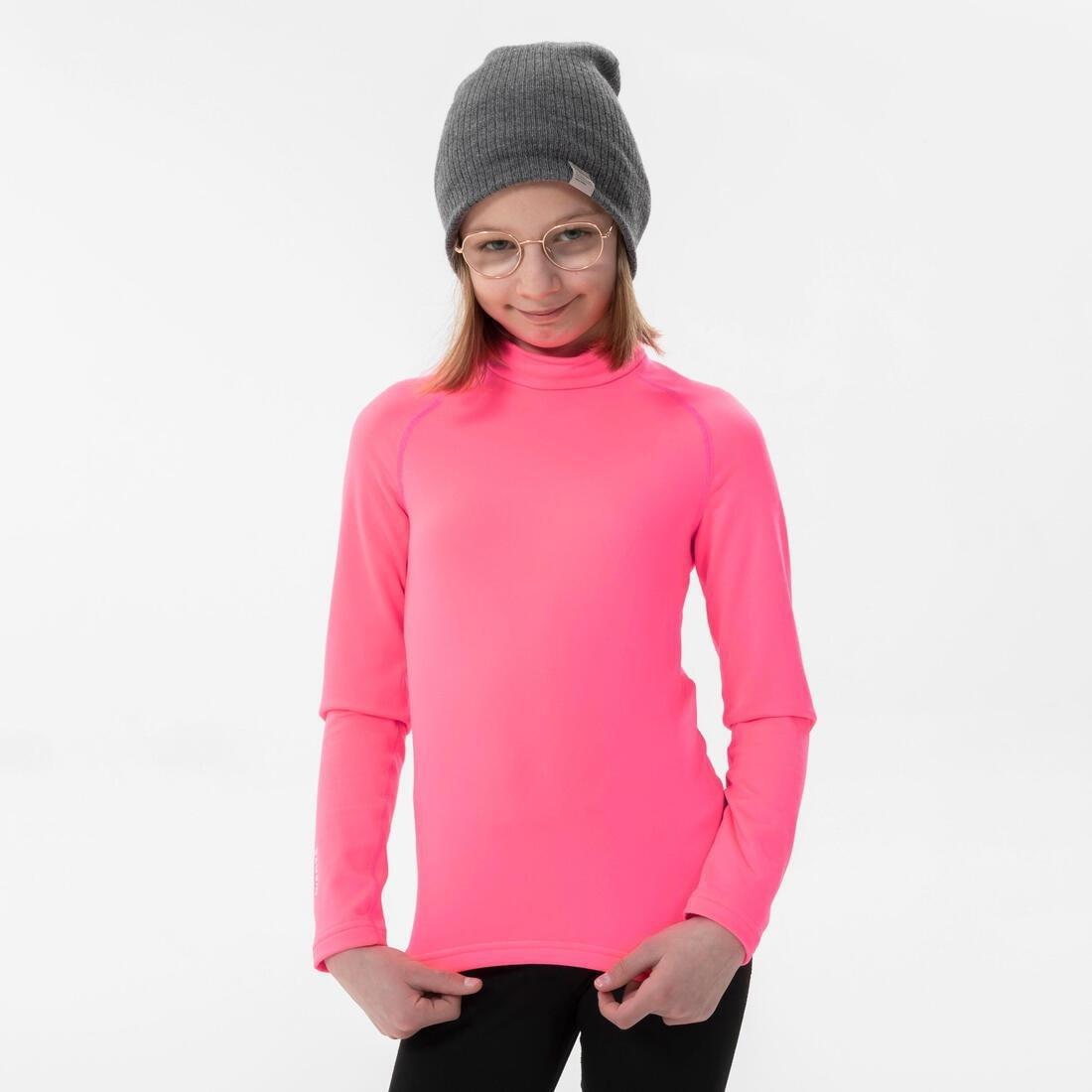 Kids Ski Base Layer Top - Bl500, Orange, , large image number 2