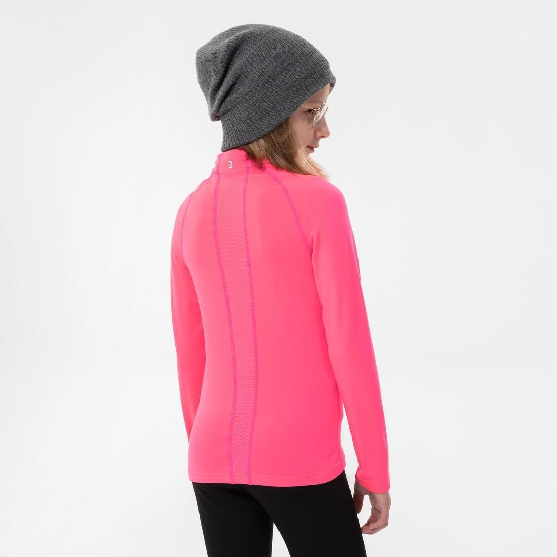 WEDZE - Kids Ski Base Layer Top - Bl500, Orange