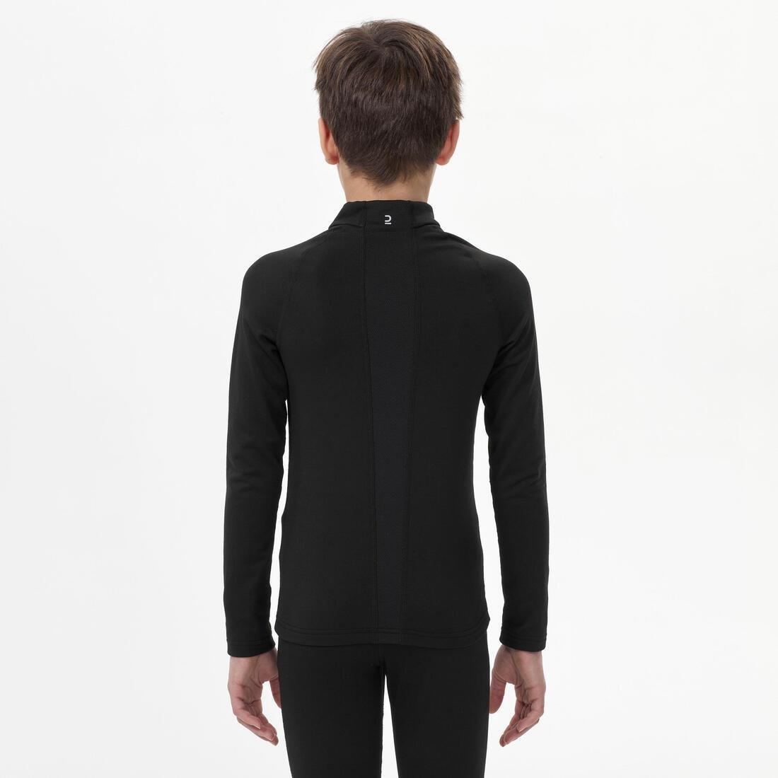 Kids Ski Base Layer Top - Bl500, Orange, , large image number 12
