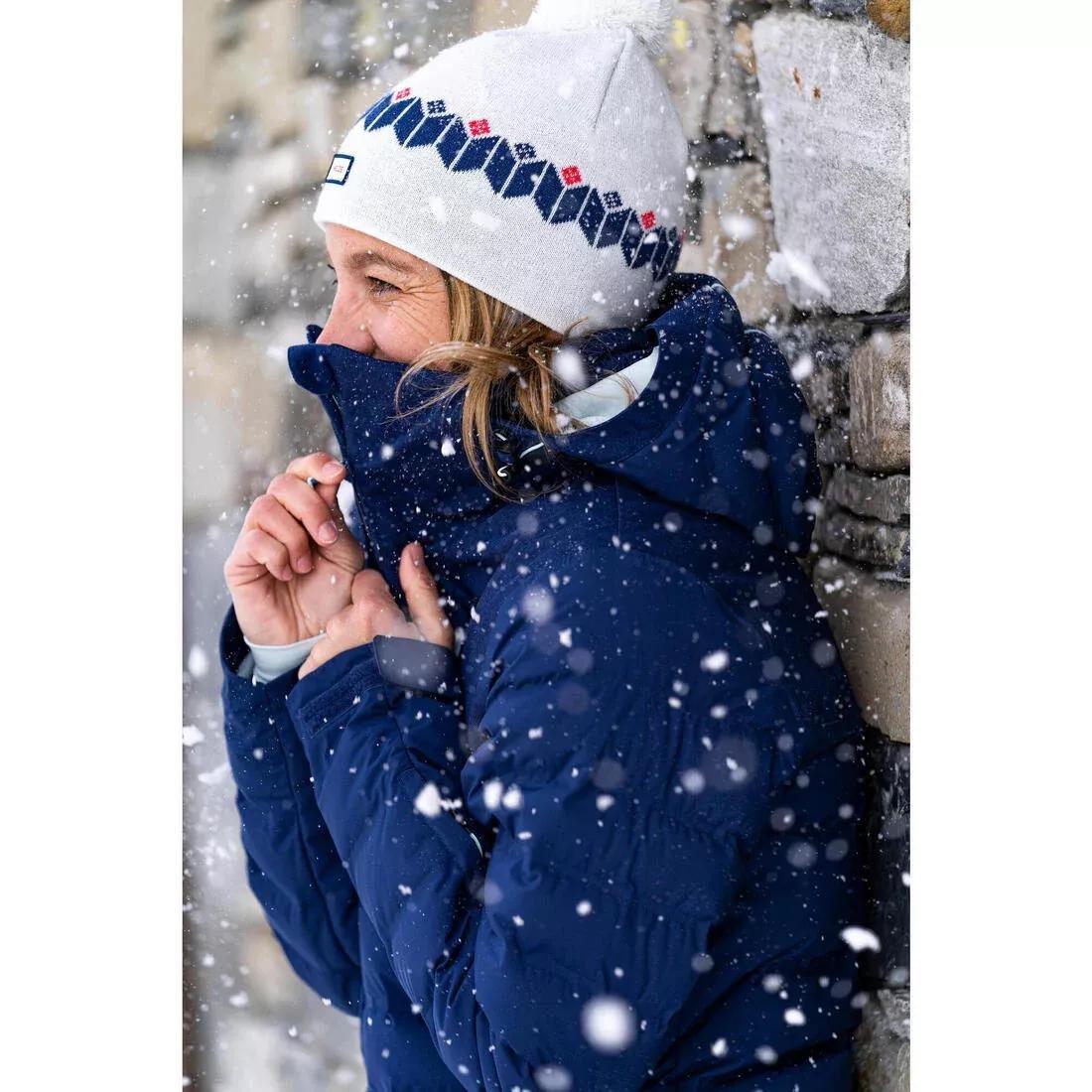 Unisex Ski Hat - Jacquard, White/Blue, No Color, large image number 7