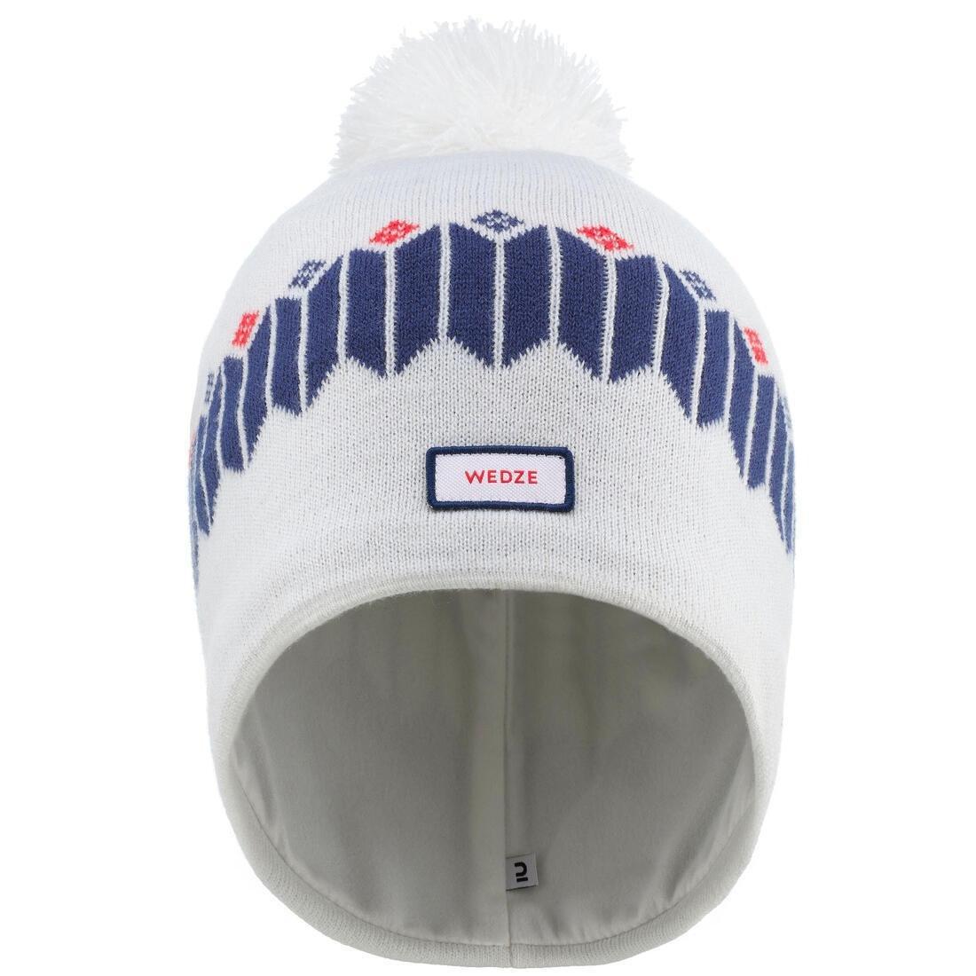 Unisex Ski Hat - Jacquard, White/Blue, No Color, large image number 10
