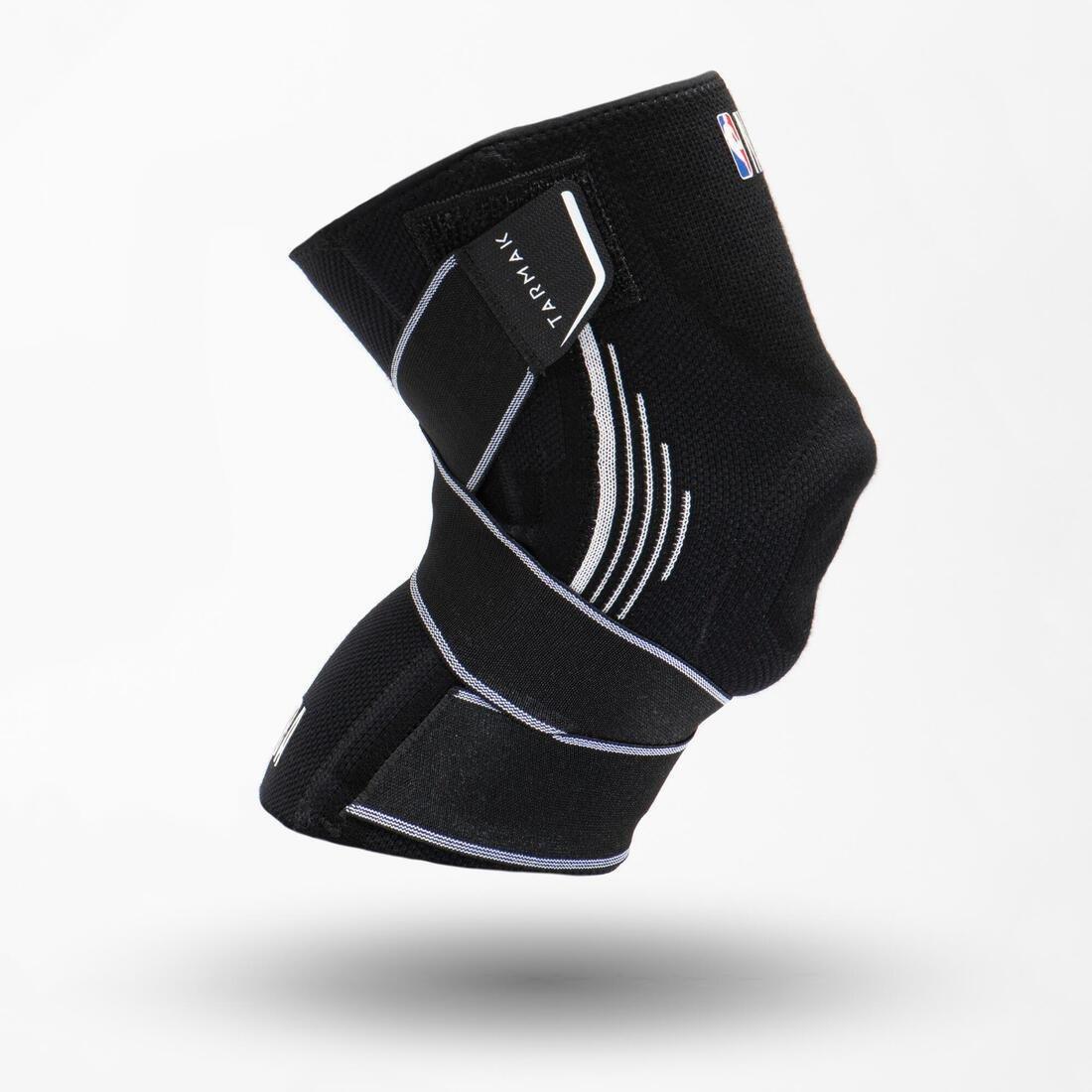 Men's/Women's Right/Left Knee Support Mid 500, Black, No Color, large image number 6
