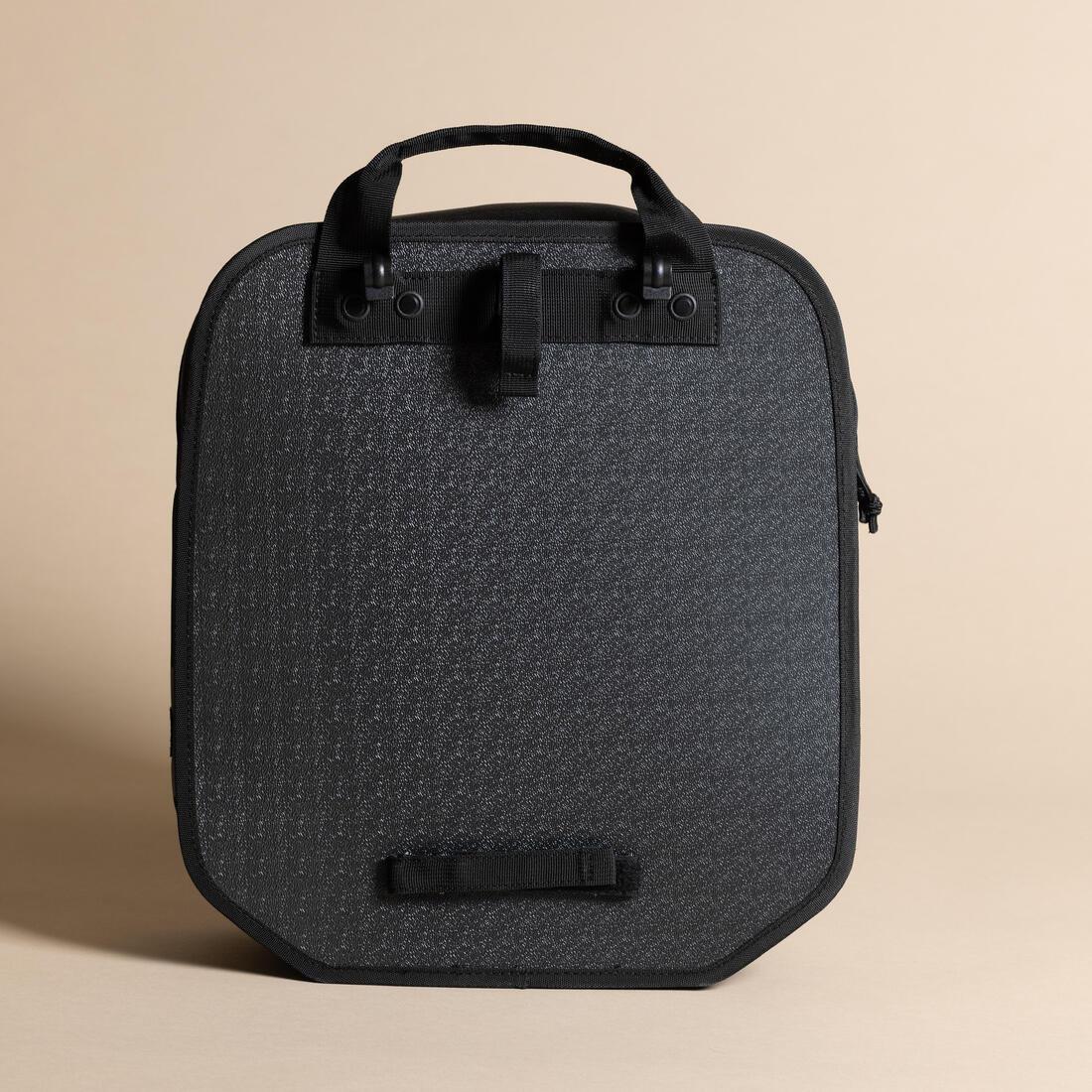 BLACK 100 Pannier Rack Bike Bag 15L, No Color, large image number 2