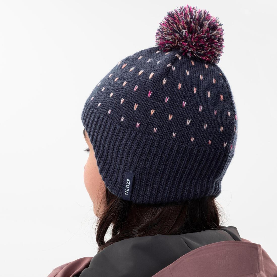 Kids Ski Hat - Flap, Blue, No Color, large image number 8