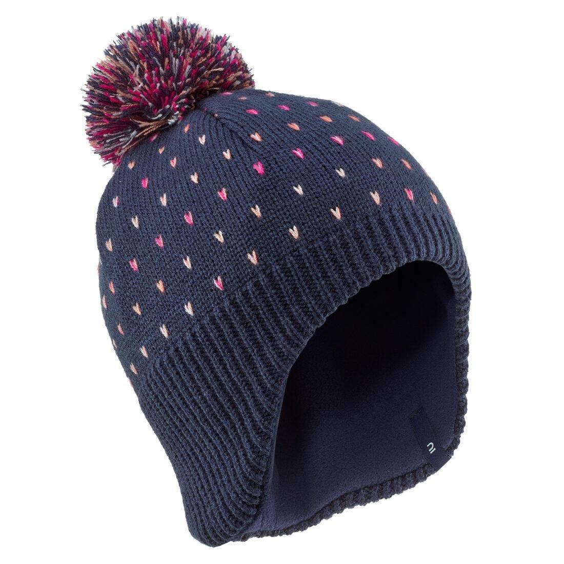 BORDEAUX KIDS' SKI HAT - FLAP, No Color, large image number 2