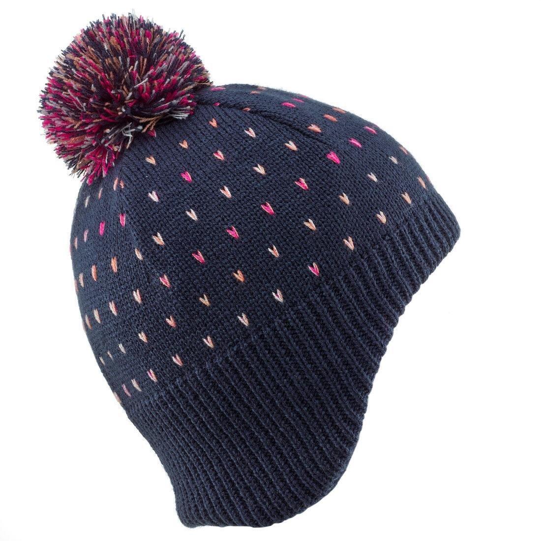 BORDEAUX KIDS' SKI HAT - FLAP, No Color, large image number 3
