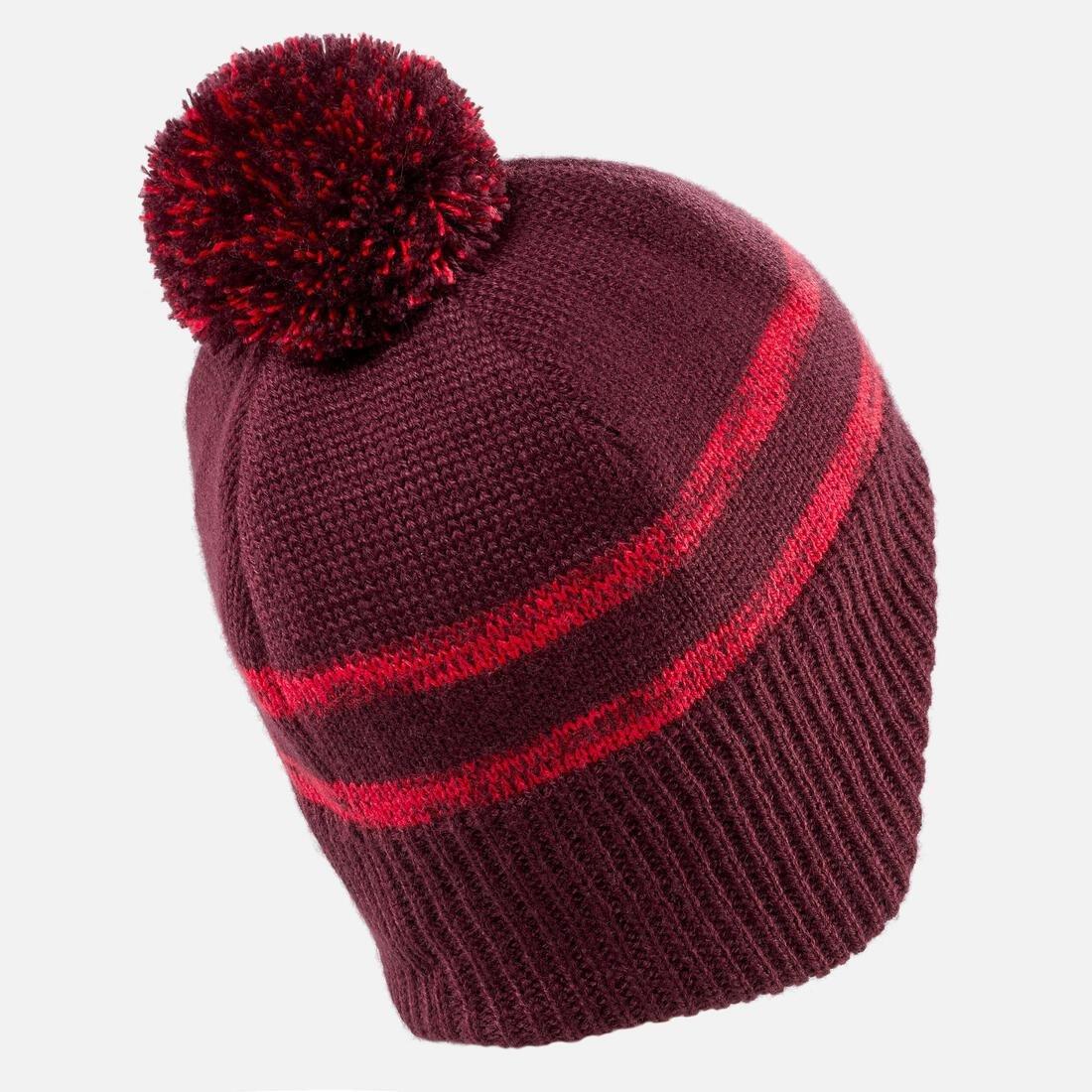 BORDEAUX KIDS' SKI HAT - FLAP, No Color, large image number 13