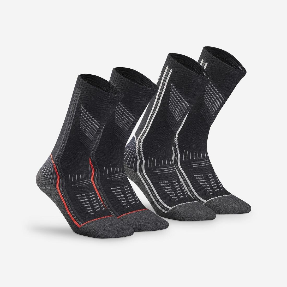 BLACK Warm hiking socks, MH900 Mountain Mid - Grey, , large image number 0