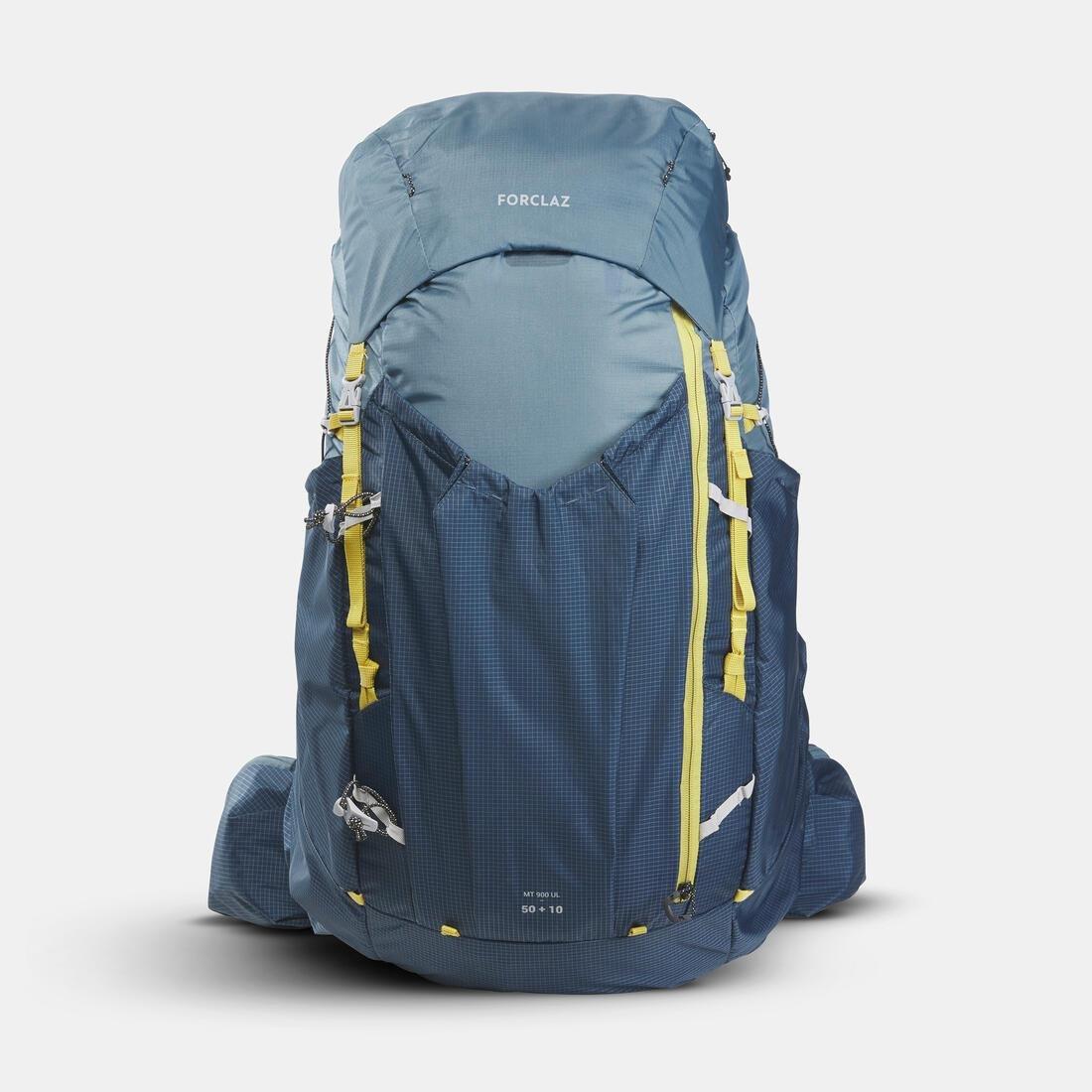 Men Ultralight Trekking Backpack 50+10 L - Mt900 Ul, Blue, No Color, large image number 3