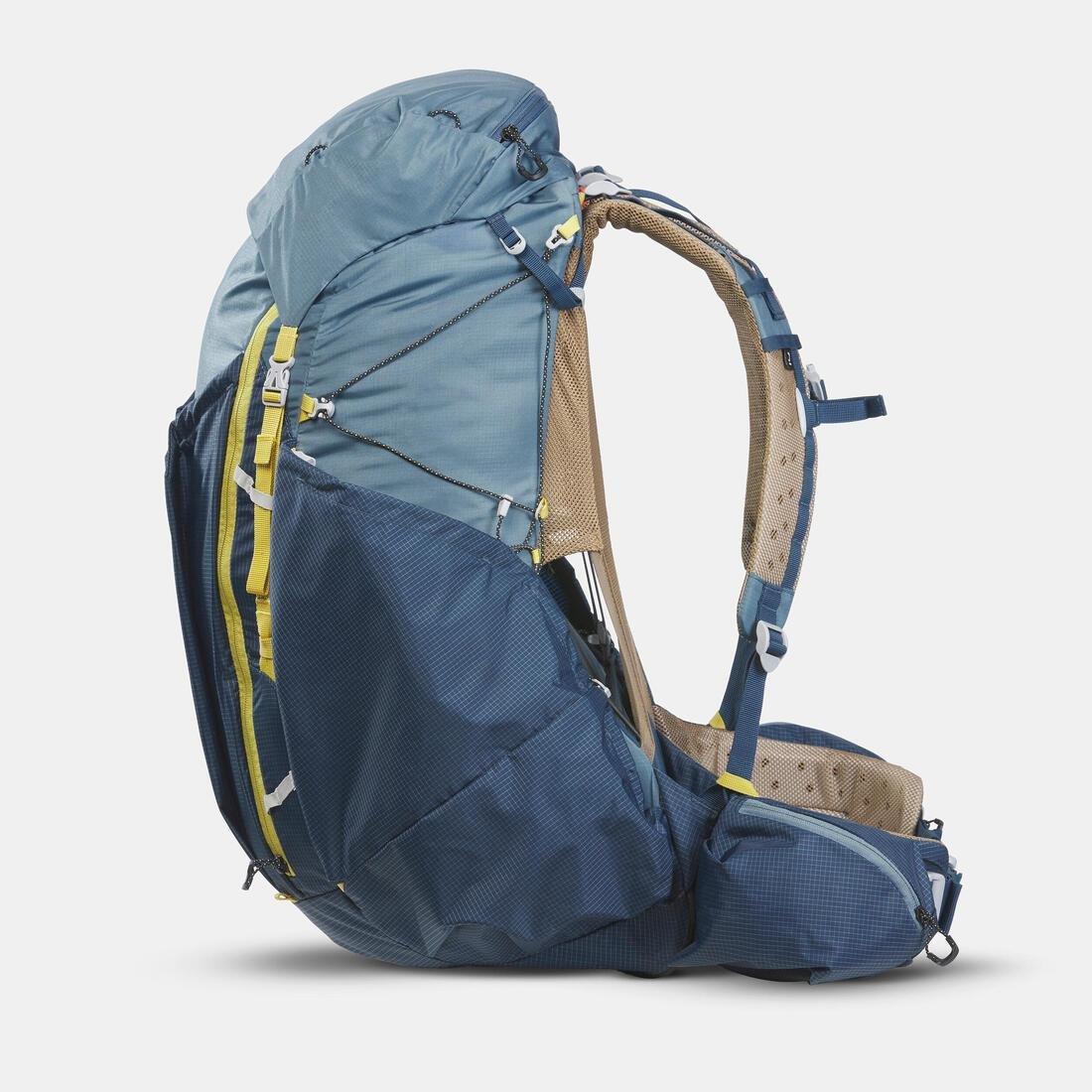 Men Ultralight Trekking Backpack 50+10 L - Mt900 Ul, Blue, No Color, large image number 6