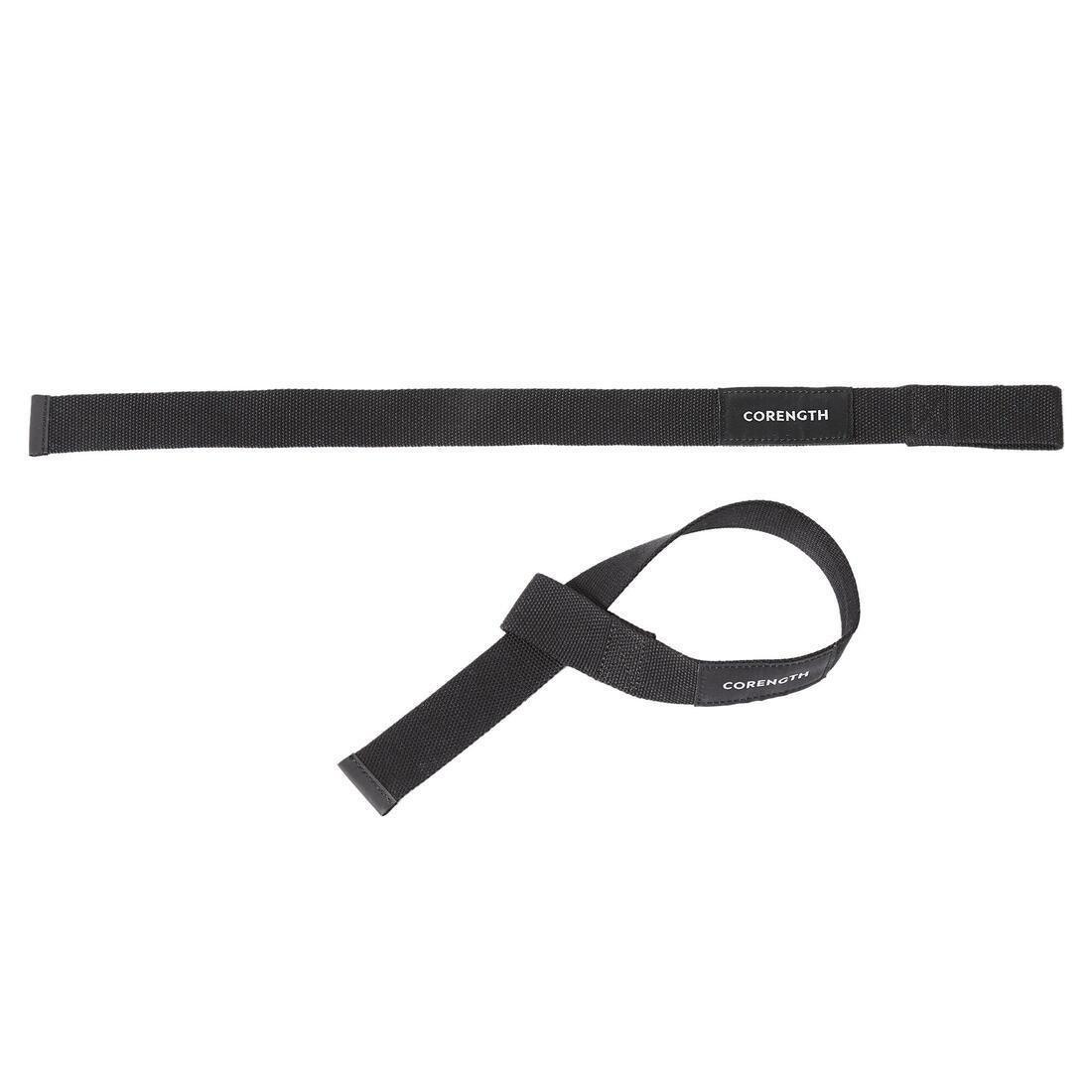 Weight Training Lifting Strap, Black, No Color, large image number 1