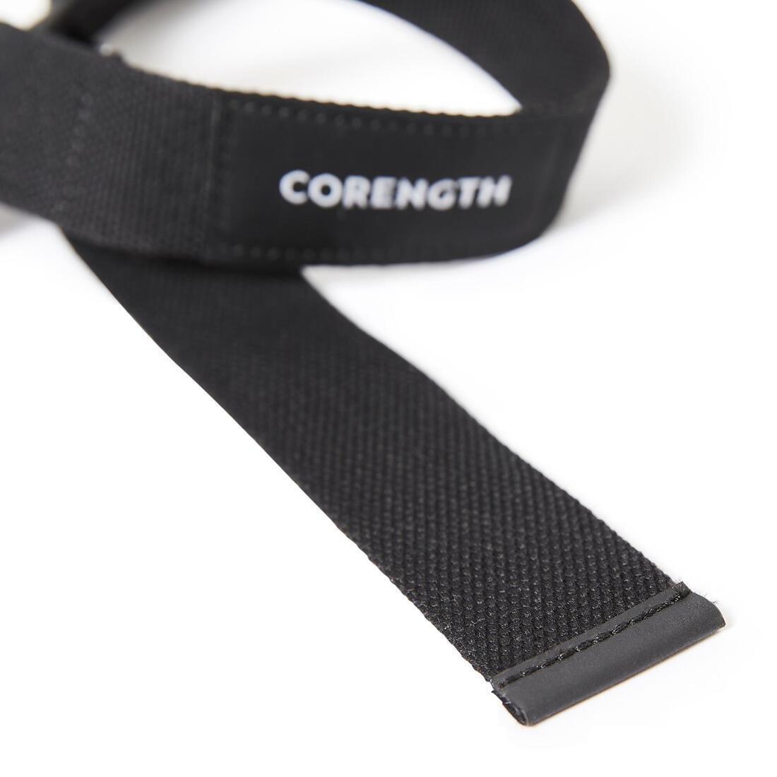 Weight Training Lifting Strap, Black, No Color, large image number 2