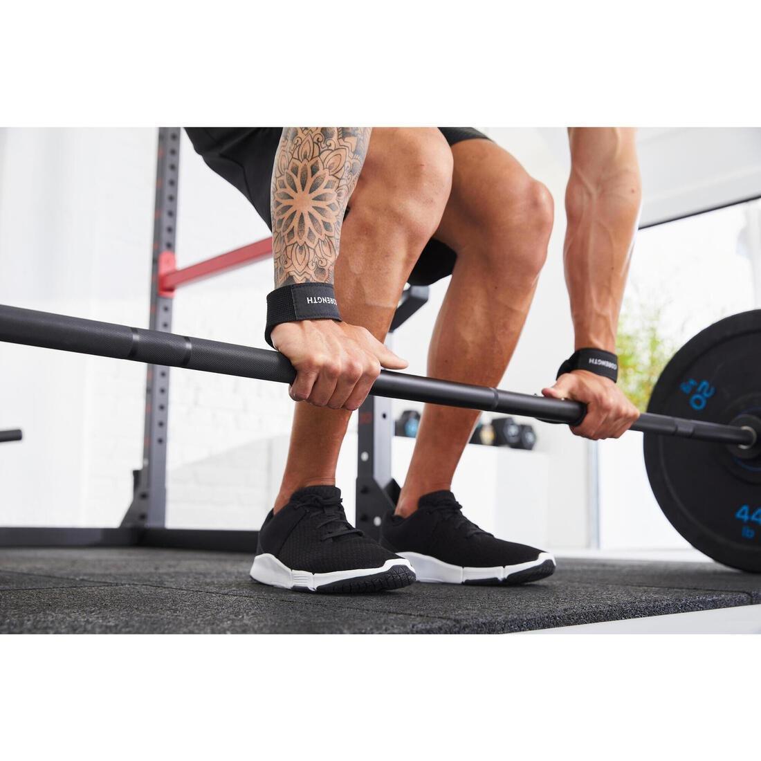 Weight Training Lifting Strap, Black, No Color, large image number 7