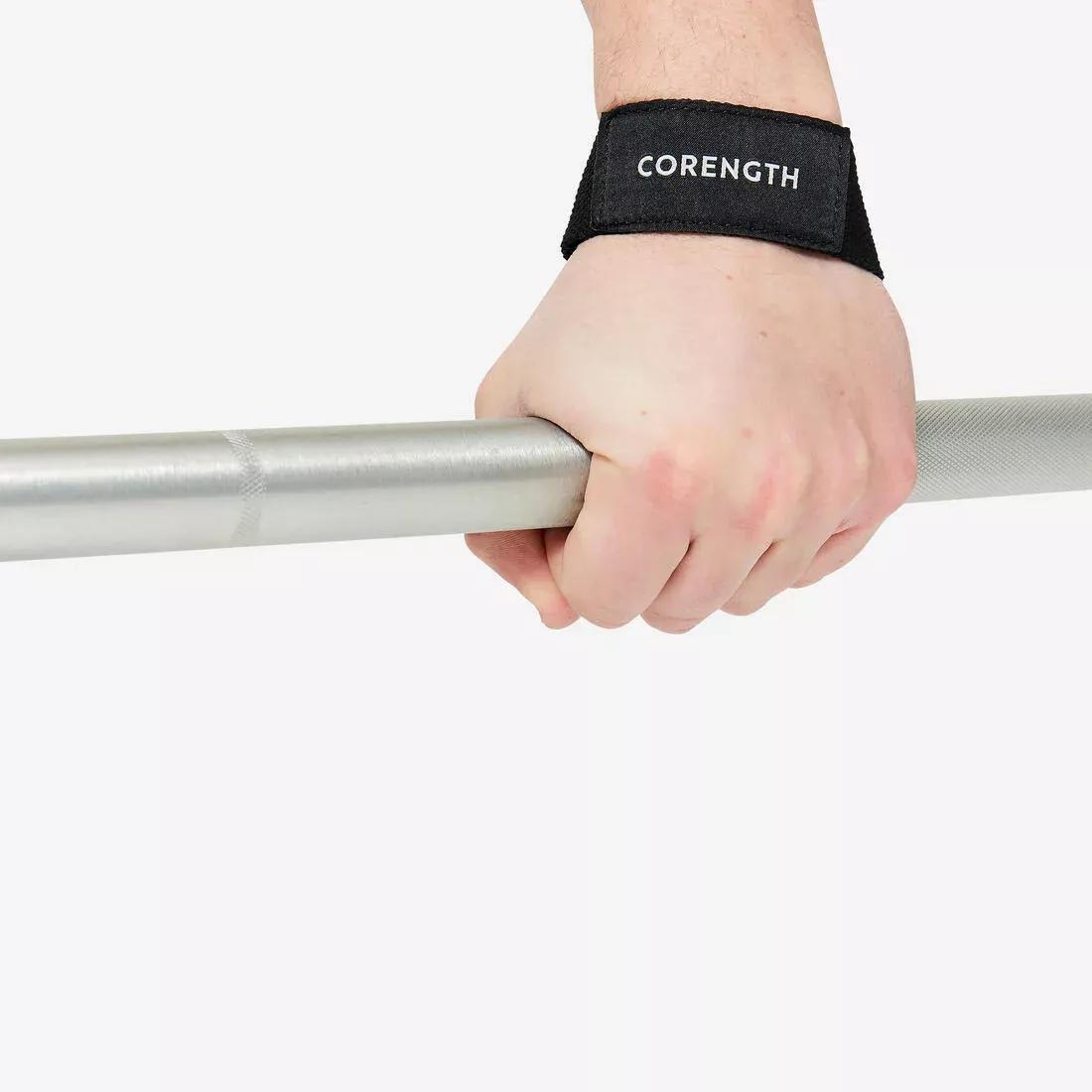 Weight Training Lifting Strap, Black, No Color, large image number 8