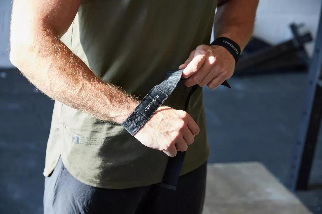 Weight Training Lifting Strap, Black, No Color, large image number 9