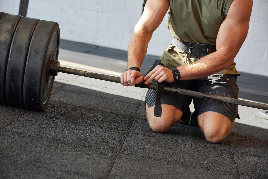 Weight Training Lifting Strap, Black, No Color, large image number 11