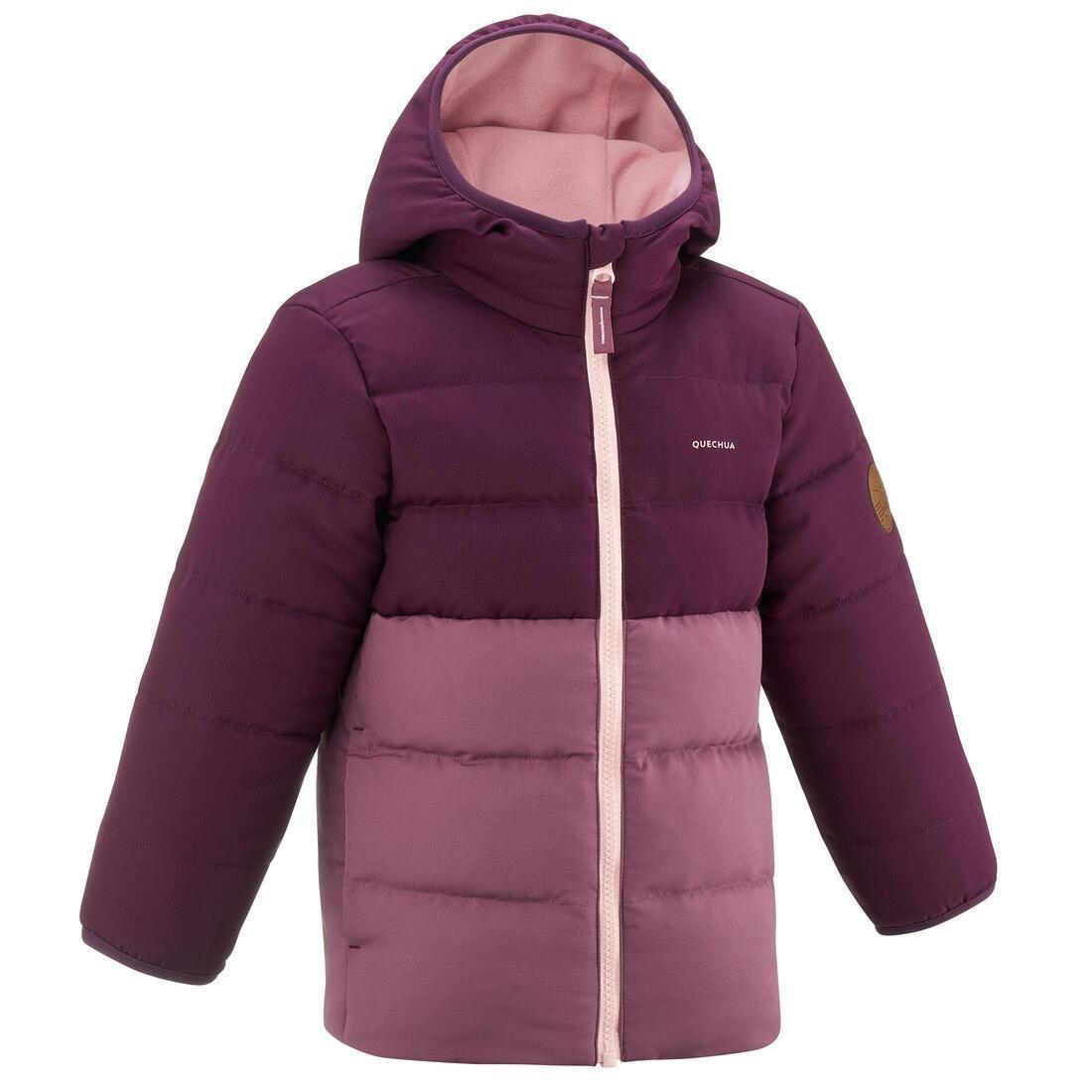 Kids Girls Hiking Padded Jacket, Purple, , large image number 8