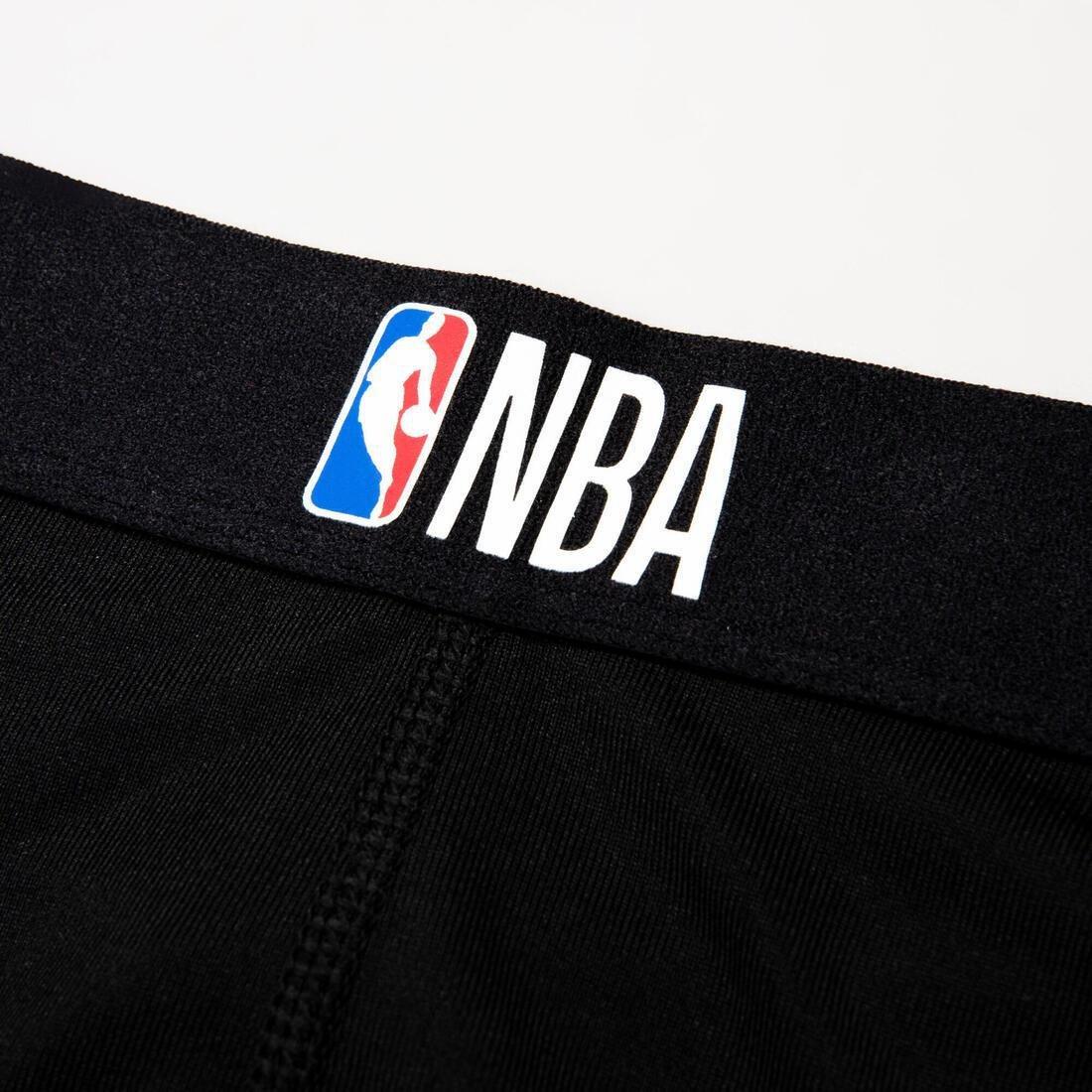 Boys'/Girls' Capri Basketball Leggings - NBA Los Angeles Lakers, Black, No Color, large image number 1