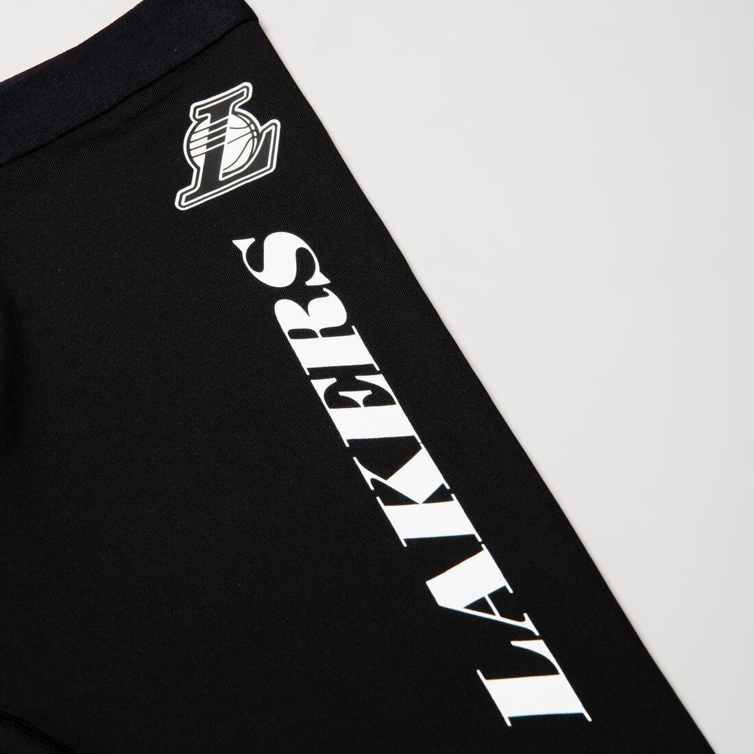 TARMAK Boys'/Girls' Capri Basketball Leggings - NBA Los Angeles