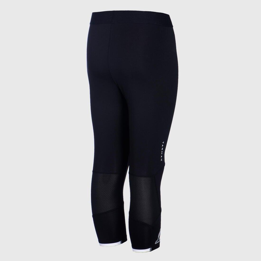 Kids Unisex Capri Basketball Leggings - NBA Los Angeles Lakers, Black, No Color, large image number 6