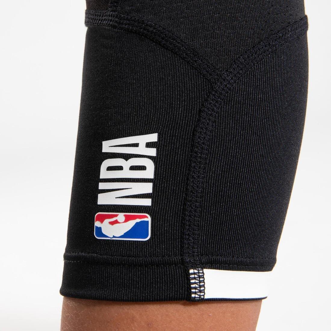 Boys'/Girls' Capri Basketball Leggings - NBA Los Angeles Lakers, Black, No Color, large image number 12