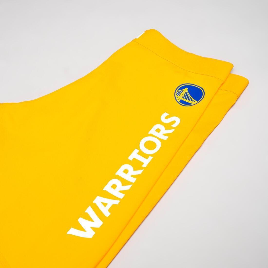 Kids Unisex Capri Basketball Leggings - NBA Los Angeles Lakers, White, No Color, large image number 6