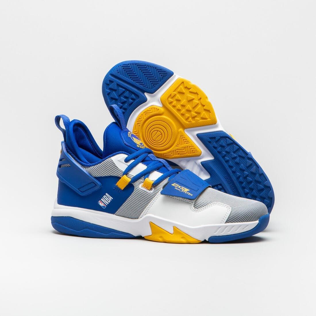 Kids' Basketball Shoes SS500M - Black NBA, White, No Color, large image number 1