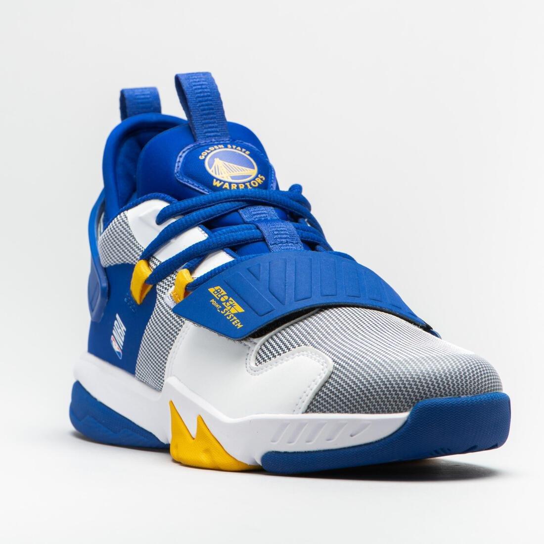 Kids' Basketball Shoes SS500M - Black NBA, White, No Color, large image number 4